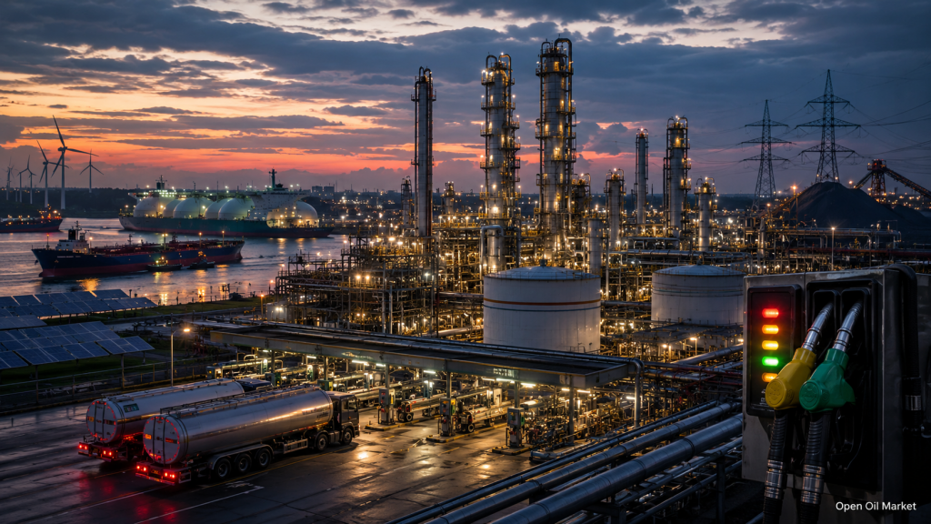 Мировой энергетический рынок 11 июля 2026 — нефтеперерабатывающий завод, танкеры, СПГ, ВИЭ и электроэнергия
