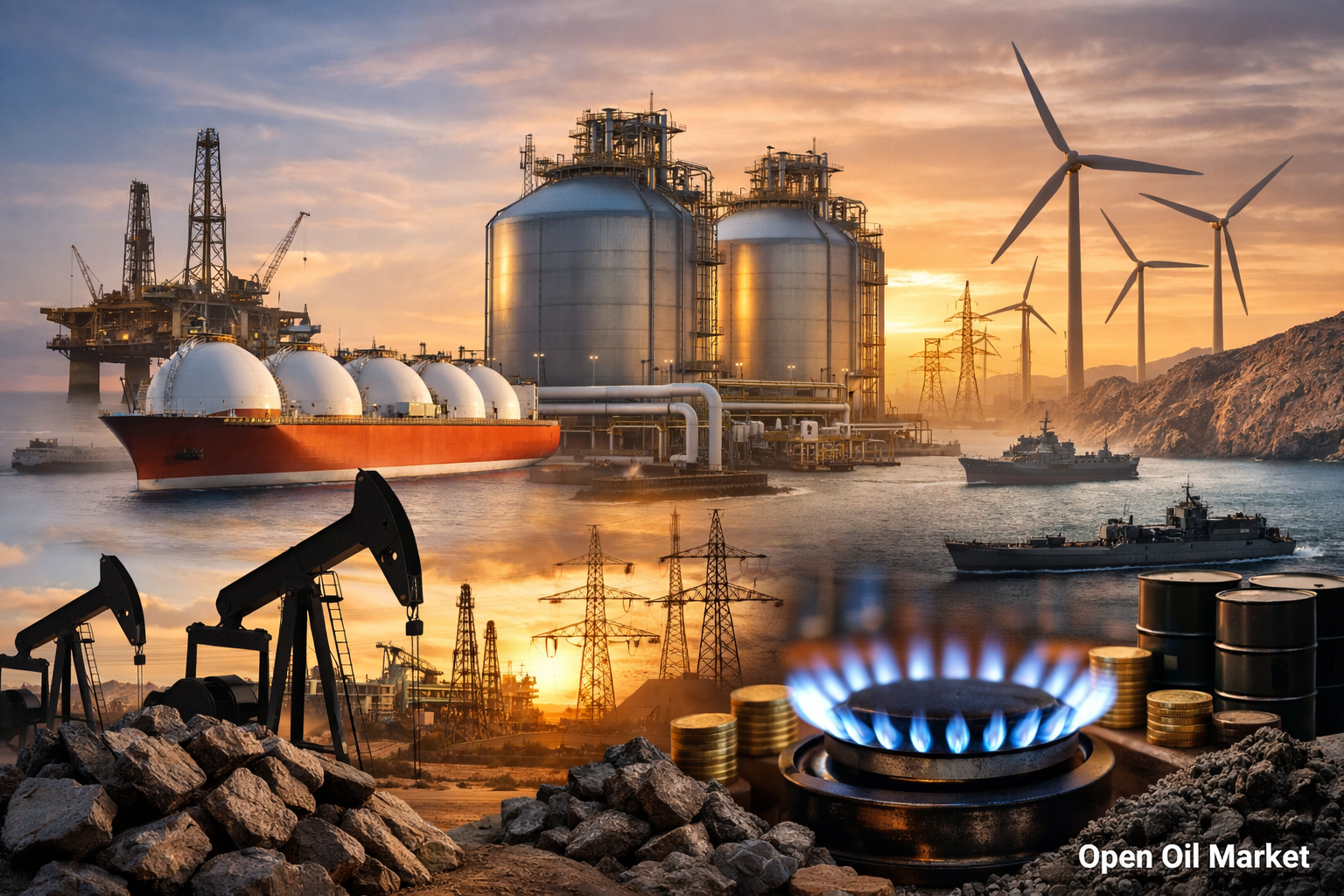 Новости нефтегаз и энергетика — четверг, 26 февраля 2026: риск эскалации вокруг Ирана, динамика Brent/WTI и рекордные потоки СПГ в Европу