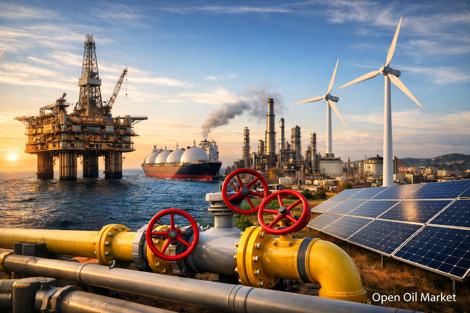 Мировой нефтегазовый и энергетический рынок — нефть, газ, СПГ, ВИЭ и электроэнергия, глобальные тенденции ТЭК понедельник, 19 января 2026