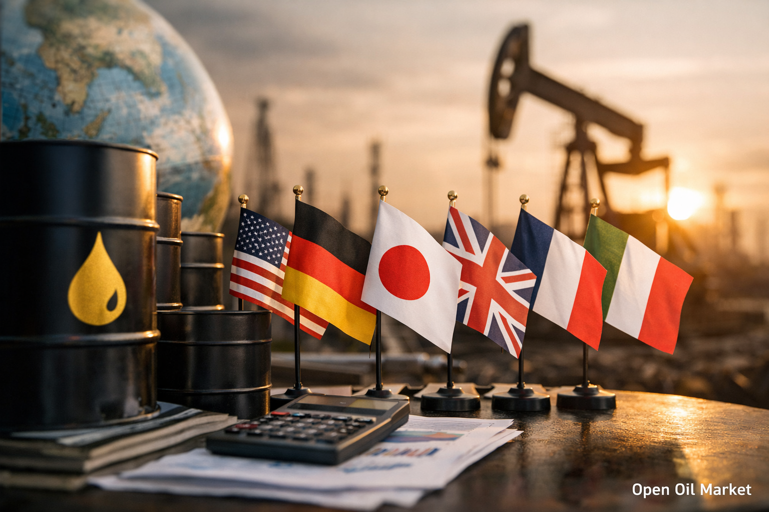 Нефтяные запасы G7 более 1 млрд баррелей: сколько это в днях мирового потребления нефти?