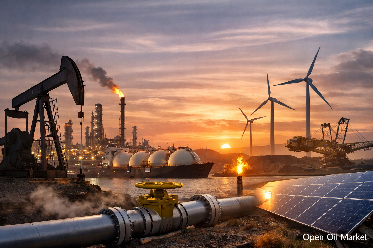 Новости нефтегаз и энергетика, пятница, 6 февраля 2026: нефть дешевеет на фоне предстоящих переговоров США и Ирана