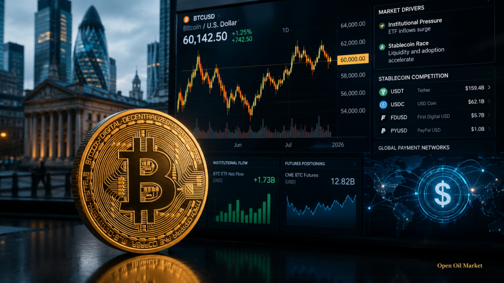 Рынок криптовалют 1 июля 2026: Bitcoin, ETF, Ethereum и стейблкоины