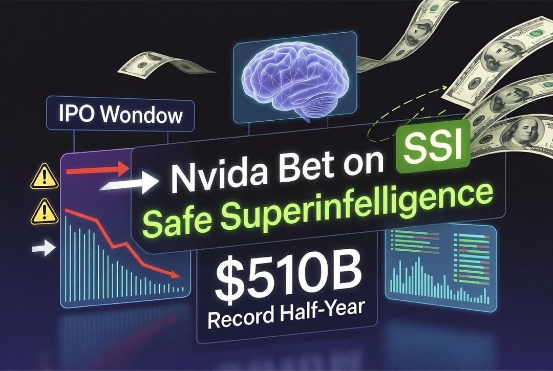 Новости стартапов и венчурных инвестиций — среда, 5 августа 2026: ставка Nvidia на Safe Superintelligence, рекордные $510 млрд за полугодие и сужающееся окно IPO