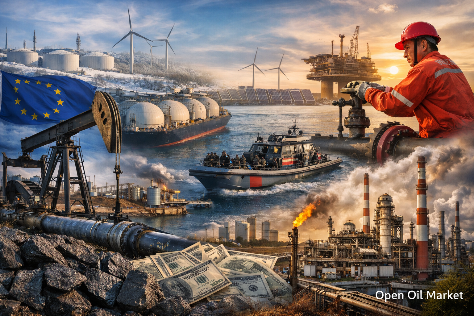 Новости ТЭК — четверг, 8 января 2026: мировой рынок нефти, газа и энергетики под давлением перепроизводства