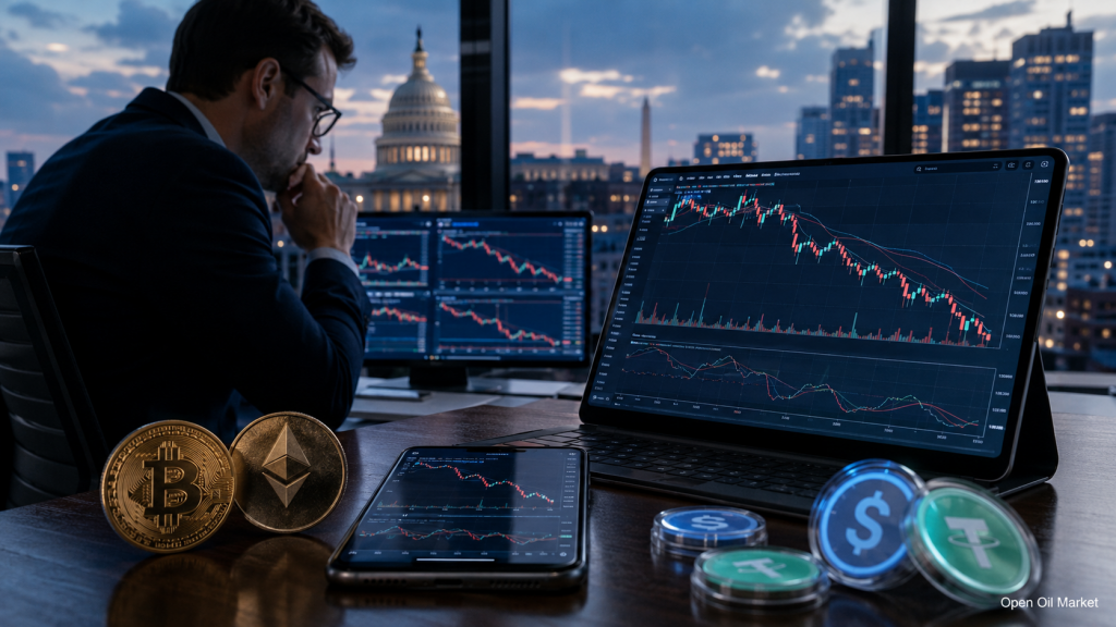 Новости криптовалют 16 мая 2026: Bitcoin под давлением доходностей, Clarity Act и регулирование стейблкоинов