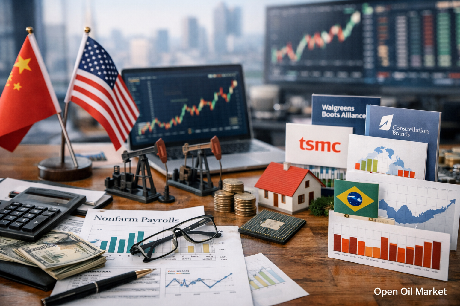 Экономические события и корпоративные отчёты — пятница, 9 января 2026 Nonfarm Payrolls США, инфляция Китая и Германии