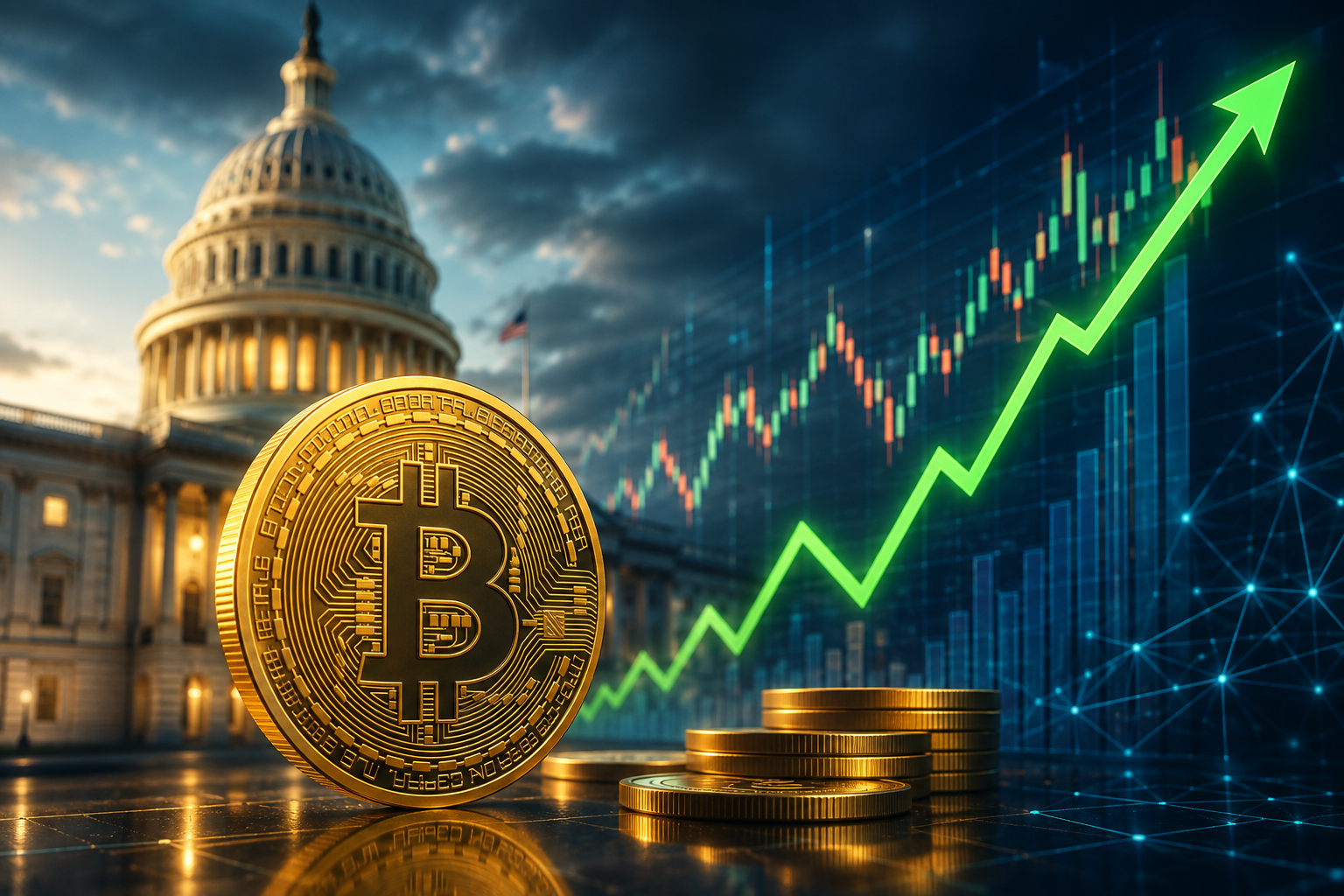 Новости криптовалют: среда, 5 августа 2026 — биткоин отскакивает к $64 000, рынок ждёт развязки по закону CLARITY Act