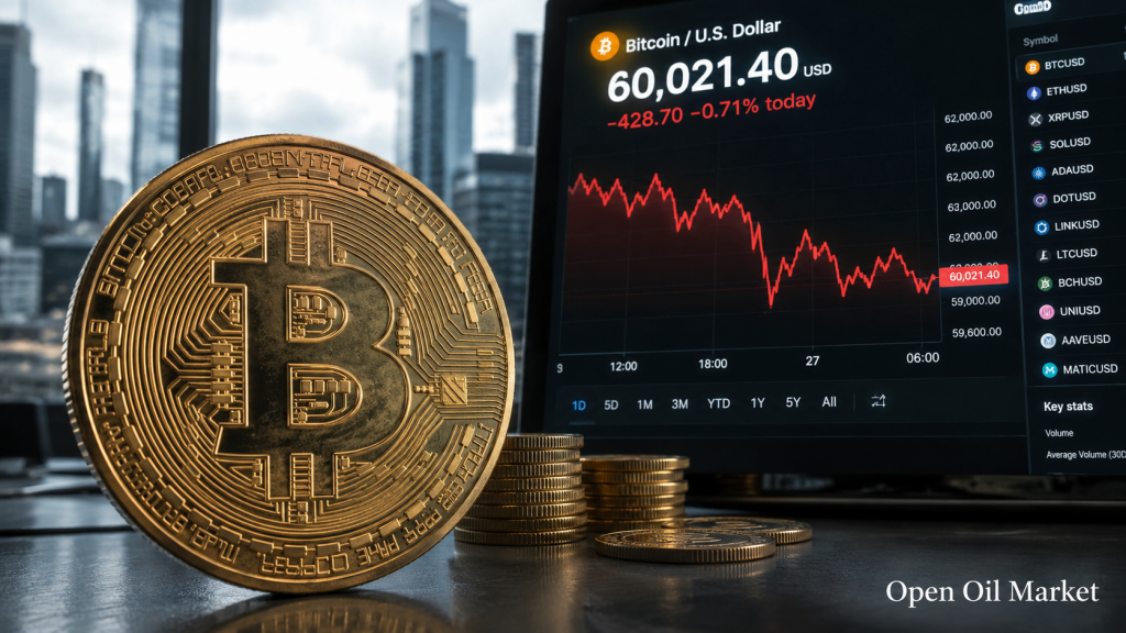 овости криптовалют 28 июня 2026: Bitcoin у $60 000, ETF-оттоки и стейблкоины