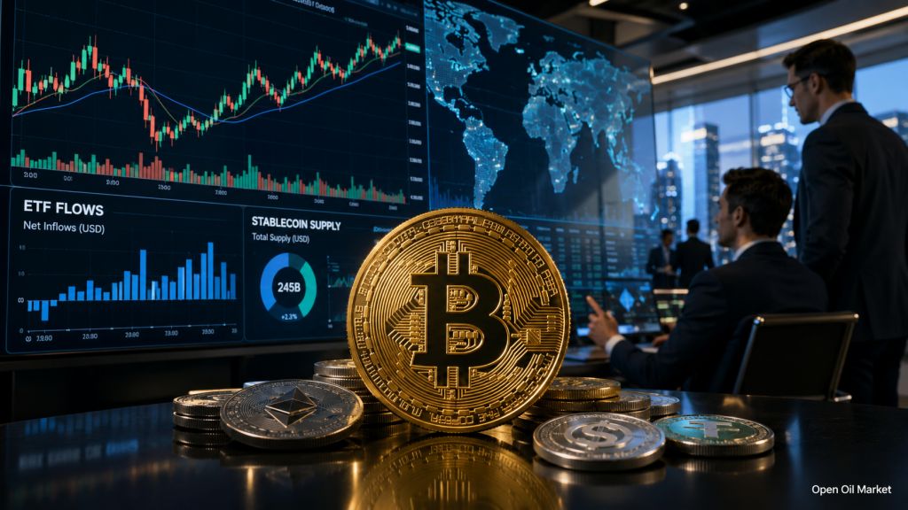 Глобальный криптовалютный рынок 14 июня 2026 года: Bitcoin, Ethereum, ETF, стейблкоины и топ-10 цифровых активов