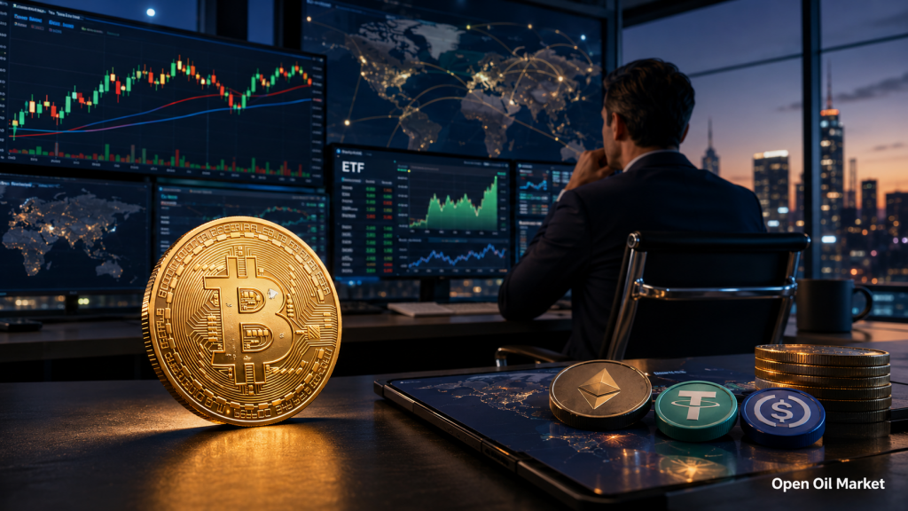 Новости криптовалют, понедельник 15 июня 2026: Bitcoin удерживает ключевую зону, инвесторы оценивают ETF, стейблкоины и токенизацию активов