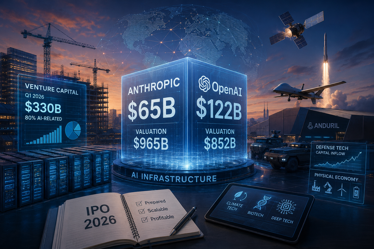 Новости стартапов и венчурных инвестиций, среда, 3 июня 2026: AI-инфраструктура, оборонные технологии и ставка на физическую экономику