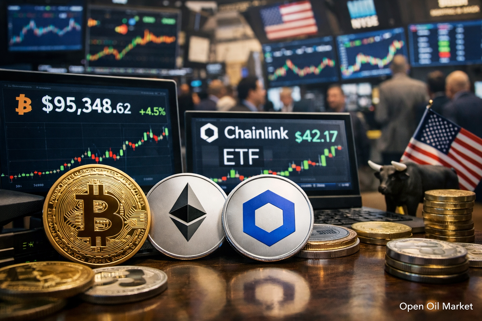 Новости криптовалют, четверг, 15 января 2026 Chainlink-ETF выходит на NYSE