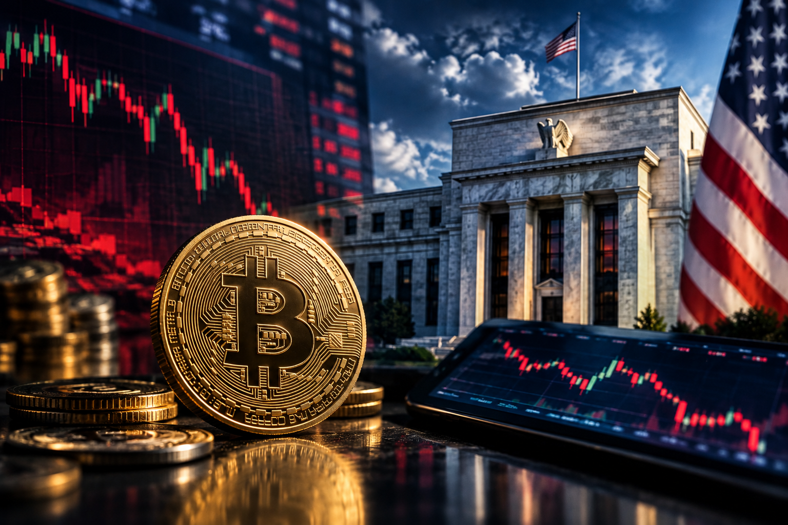 Новости криптовалют, пятница, 16 октября 2026: биткоин удерживает $80 000 после волны ликвидаций почти на $1 млрд, рынок ждёт решения ФРС
