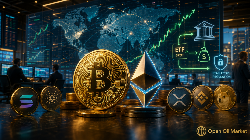 Новости криптовалют 15 июля 2026 года: Bitcoin, Ethereum и регулирование стейблкоинов