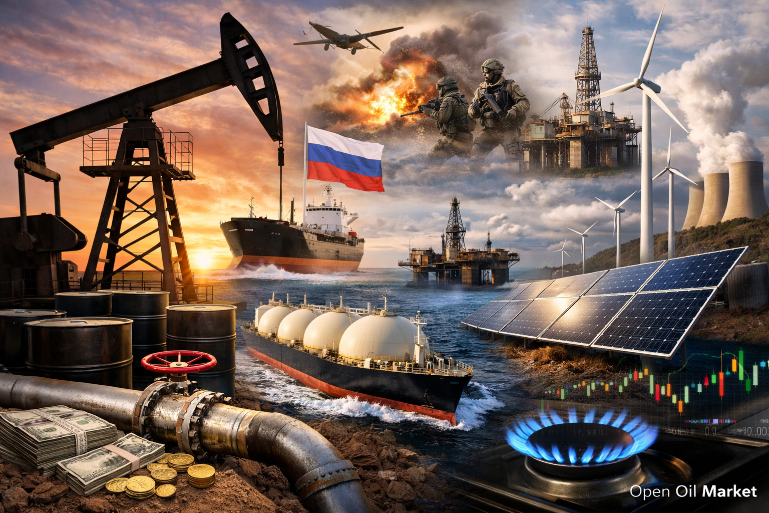 Мировой нефтегазовый и энергетический рынок: нефть, газ, электроэнергия и ВИЭ — новости ТЭК 4 января 2026