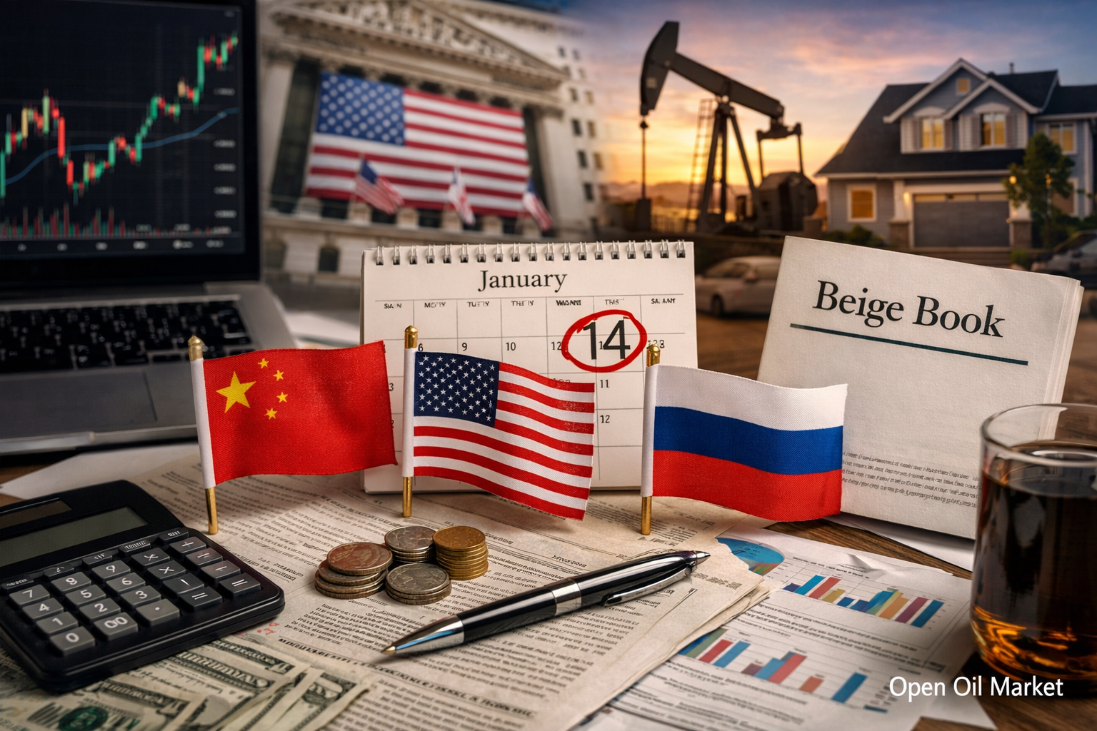 Экономические события и корпоративные отчёты — среда, 14 января 2026: PPI США, розничные продажи и отчёты банков